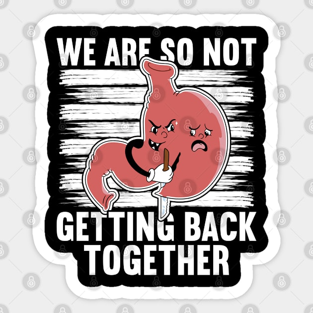 Gastric Sleeve Bariatric Sticker by medd.art